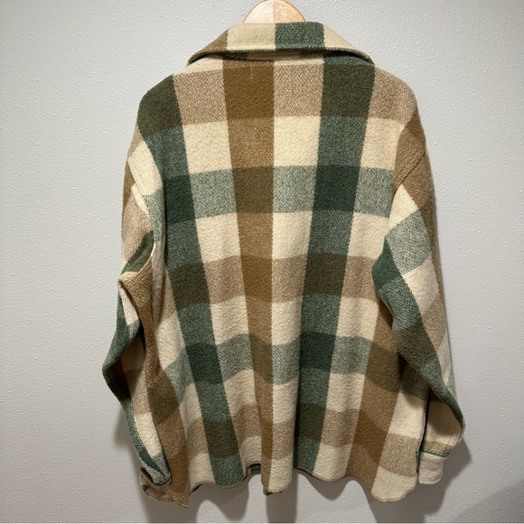 Vintage Amana Woolen Plaid Shacket - Picture 8 of 10